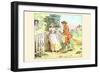 Romance at the Gate-Randolph Caldecott-Framed Art Print