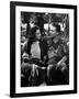 Romance by Paris by JeanBoyer with Jacqueline Porel and Charles Trenet, 1941 (b/w photo)-null-Framed Photo