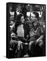 Romance by Paris by JeanBoyer with Jacqueline Porel and Charles Trenet, 1941 (b/w photo)-null-Framed Stretched Canvas