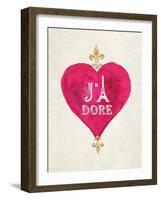 Romance Collection J'Adore-Miyo Amori-Framed Art Print