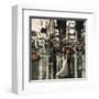 Romance in New York-Pierre Benson-Framed Art Print