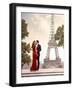 Romance in Paris I-John Silver-Framed Art Print