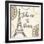 Romance in Paris I-Veronique Charron-Framed Art Print