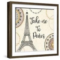 Romance in Paris I-Veronique Charron-Framed Art Print