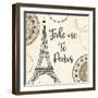 Romance in Paris I-Veronique Charron-Framed Art Print