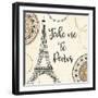 Romance in Paris I-Veronique Charron-Framed Art Print