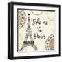 Romance in Paris I-Veronique Charron-Framed Art Print