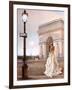 Romance in Paris II-John Silver-Framed Art Print