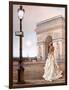 Romance in Paris II-John Silver-Framed Art Print