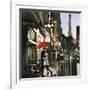 Romance in Paris-Pierre Benson-Framed Art Print