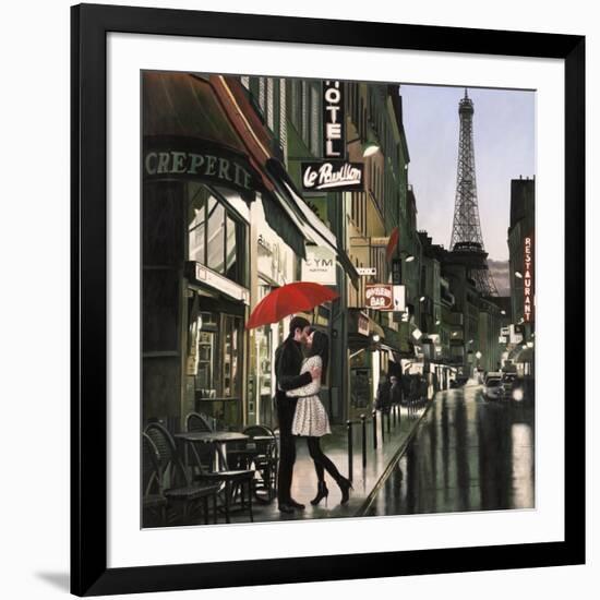 Romance in Paris-Pierre Benson-Framed Art Print