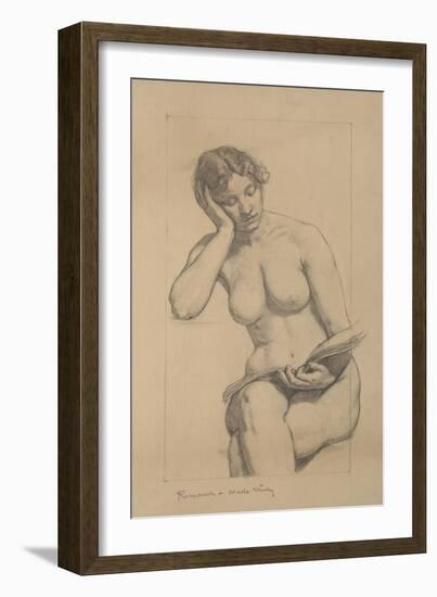 Romance - Nude Study-Kenyon Cox-Framed Giclee Print