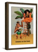 Romance on the Route-Lawson Wood-Framed Art Print