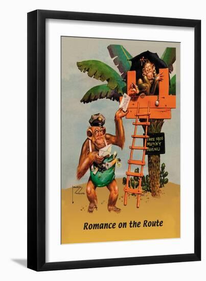 Romance on the Route-Lawson Wood-Framed Art Print