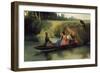 Romance on the Ticino, 1859-Federico Rossano-Framed Giclee Print