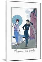 Romance sans Paroles, 1920-26 (Print)-Georges Barbier-Mounted Giclee Print
