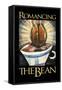 Romancing the Bean Poster-Tim Nyberg-Framed Stretched Canvas