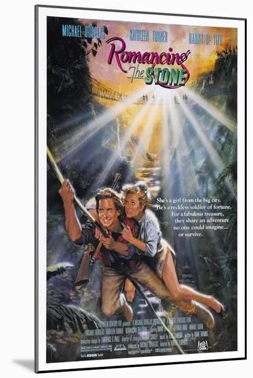 ROMANCING THE STONE [1984], directed by ROBERT ZEMECKIS.-null-Mounted Giclee Print