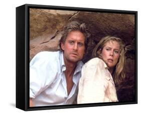 Romancing the Stone (1984)-null-Framed Stretched Canvas