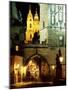 Romanesque and Gothic Malostranske Bridge Towers, Prague, Czech Republic-Richard Nebesky-Mounted Photographic Print