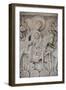 Romanesque bas-relief of the Flight into Egypt, capital of Saint-Lazare Cathedral-Godong-Framed Photographic Print