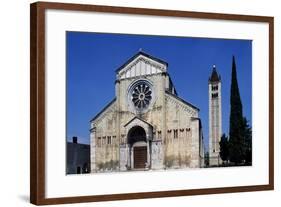 Romanesque Basilica of St. Zeno-null-Framed Giclee Print
