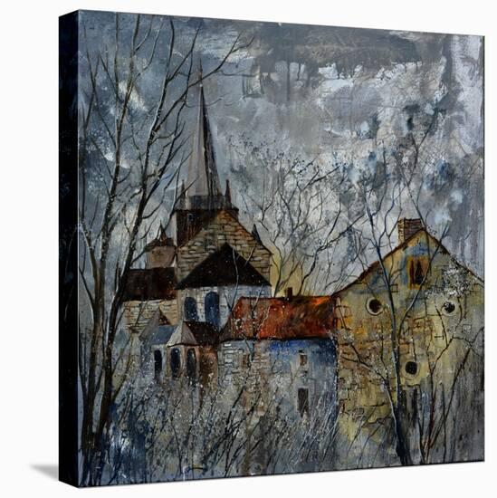 Romanesque Church In Celles Belgium-Pol Ledent-Stretched Canvas