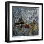 Romanesque Church In Celles Belgium-Pol Ledent-Framed Art Print