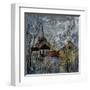 Romanesque Church In Celles Belgium-Pol Ledent-Framed Art Print