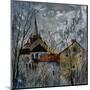 Romanesque Church In Celles Belgium-Pol Ledent-Mounted Art Print