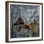 Romanesque Church In Celles Belgium-Pol Ledent-Framed Premium Giclee Print