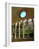 Romanesque Cloister, Franciscan Monastery, Dubrovnik, Croatia-Lisa S. Engelbrecht-Framed Photographic Print