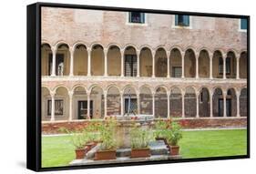 Romanesque Cloister-Nico-Framed Stretched Canvas