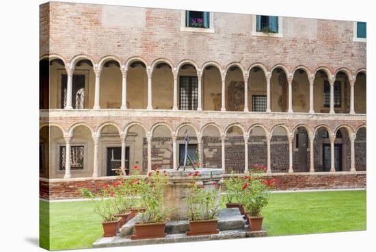 Romanesque Cloister-Nico-Stretched Canvas