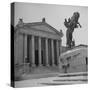 Romanesque Columns and Designs Decorating the Exterior of the University of Oklahoma Law School-Cornell Capa-Stretched Canvas