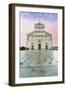 Romanesque facade of Pisa Cathedral (Duomo) under romantic sky at sunrise, Piazza dei Miracoli-Roberto Moiola-Framed Photographic Print