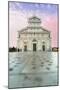 Romanesque facade of Pisa Cathedral (Duomo) under romantic sky at sunrise, Piazza dei Miracoli-Roberto Moiola-Mounted Photographic Print