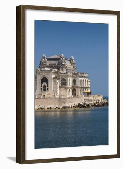 Romania, Black Sea Coast, Constanta, Constanta Casino Building-Walter Bibikow-Framed Photographic Print