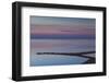 Romania, Black Sea Coast, Constanta, Modern Beach, Elevated View, Dawn-Walter Bibikow-Framed Photographic Print