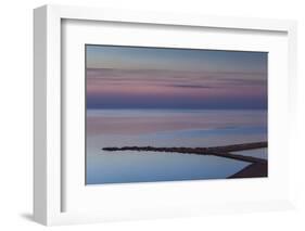 Romania, Black Sea Coast, Constanta, Modern Beach, Elevated View, Dawn-Walter Bibikow-Framed Photographic Print