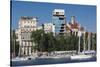 Romania, Black Sea Coast, Constanta, Tomis Tourist Port and Marina-Walter Bibikow-Stretched Canvas