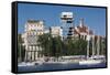 Romania, Black Sea Coast, Constanta, Tomis Tourist Port and Marina-Walter Bibikow-Framed Stretched Canvas