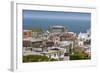 Romania, Black Sea Coast, Constanta, View with Constanta Casino-Walter Bibikow-Framed Photographic Print