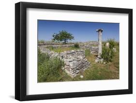 Romania, Black Sea Coast, Histria, Ruins of Oldest Romanian Town-Walter Bibikow-Framed Photographic Print