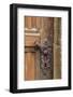 Romania, Brasov. Door handle, key hole.-Emily Wilson-Framed Photographic Print
