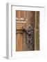 Romania, Brasov. Door handle, key hole.-Emily Wilson-Framed Photographic Print