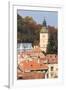 Romania, Brasov. Poarta Schei district., George Street. Clock Tower.-Emily Wilson-Framed Premium Photographic Print