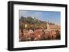 Romania, Brasov. Poarta Schei district., George Street. Clock Tower.-Emily Wilson-Framed Photographic Print