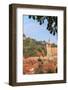 Romania, Brasov. Poarta Schei district., George Street. Clock Tower.-Emily Wilson-Framed Photographic Print