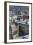 Romania, Bucharest, Buildings in Lipscani, Old Town, Elevated View-Walter Bibikow-Framed Photographic Print